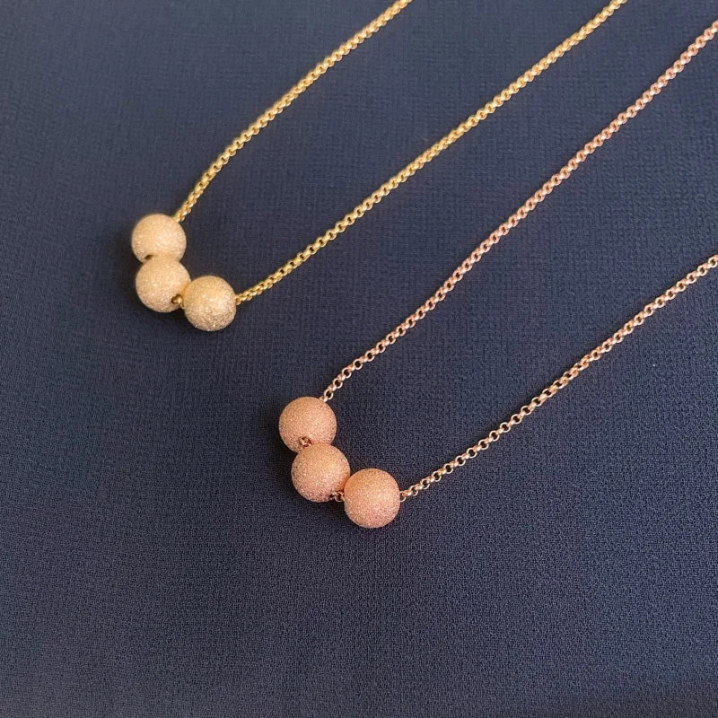 Faith Hope Love | Floating Necklace | Lady Estere Jewellery | Worldwide Shipping 14K 18K Solid Gold Lab Grown Diamond Moissanite White