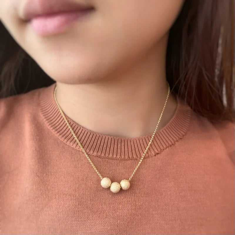 Faith Hope Love | Floating Necklace | Lady Estere Jewellery | Worldwide Shipping 14K 18K Solid Gold Lab Grown Diamond Moissanite White