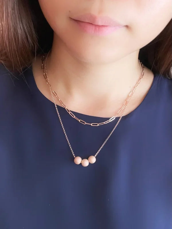 Faith Hope Love | Floating Necklace | Lady Estere Jewellery | Worldwide Shipping 14K 18K Solid Gold Lab Grown Diamond Moissanite White