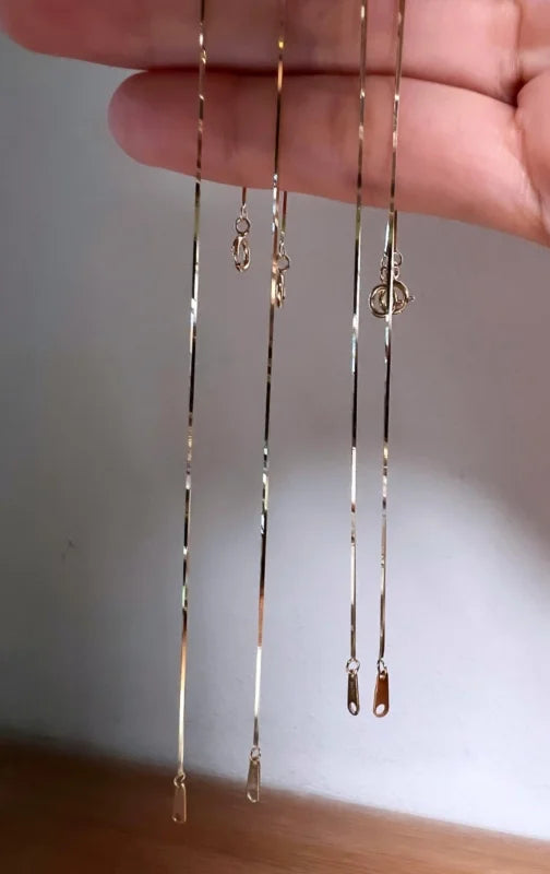 Forever Fine | London Bracelet Chain (Solid Gold) | Lady Estere Jewellery | Worldwide 14K 18K Solid Gold Lab-Grown Diamond Moissanite White