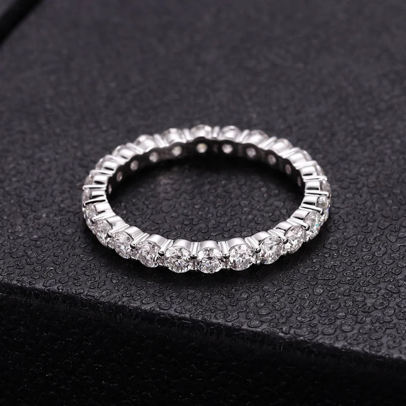 La Lune | 2.5mm Full Eternity Ring (Solid Gold) | Lady Estere Jewellery | Worldwide 14K 18K Solid Gold Lab Grown Diamond Moissanite White