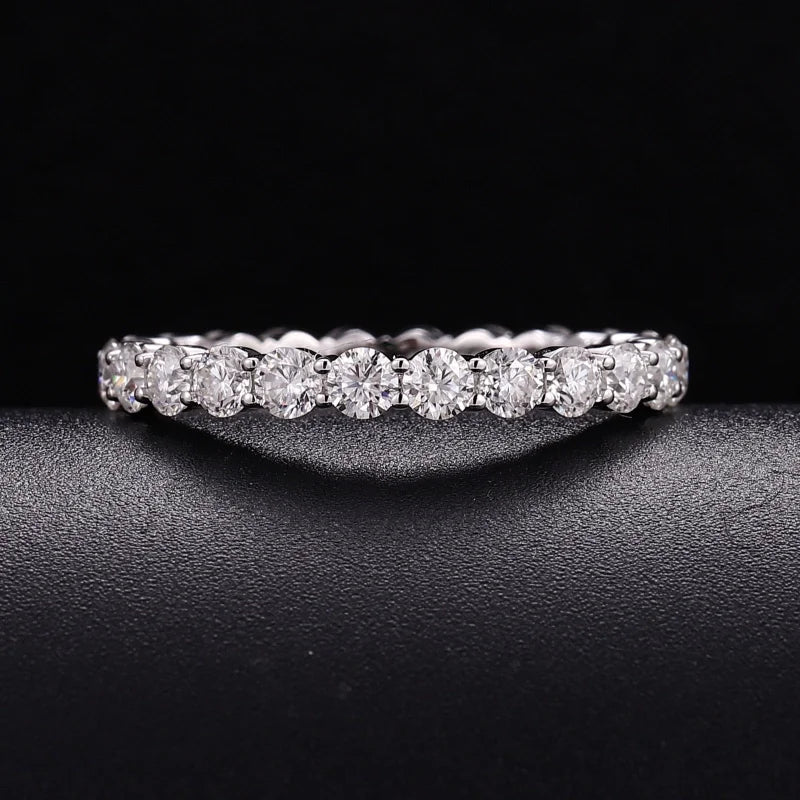 La Lune | 2.5mm Full Eternity Ring (Solid Gold) | Lady Estere Jewellery | Worldwide 14K 18K Solid Gold Lab Grown Diamond Moissanite White