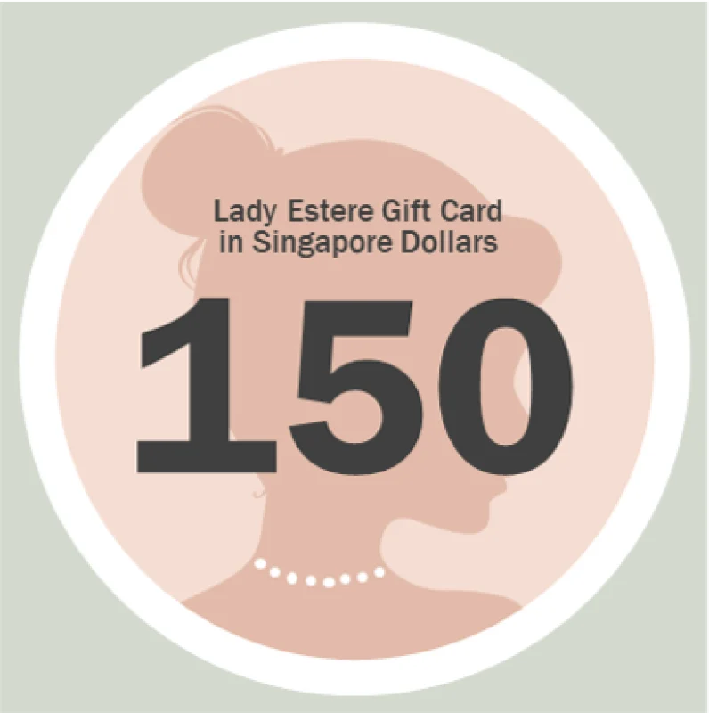 Lady Estere $150 Gift Card | Jewellery | Worldwide Shipping 14K 18K Solid Gold Lab-Grown Diamond Moissanite White Yellow Rose SG, AU, USA,