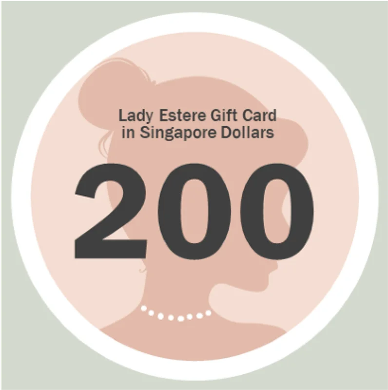 Lady Estere $200 Gift Card | Jewellery | Worldwide Shipping 14K 18K Solid Gold Lab-Grown Diamond Moissanite White Yellow Rose SG, AU, USA,