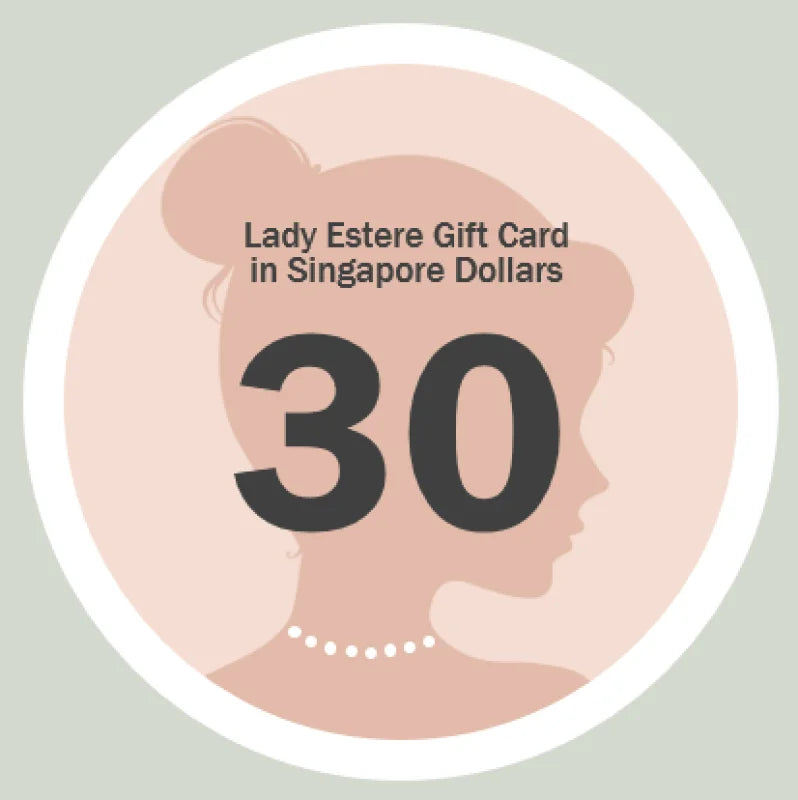 Lady Estere $30 Gift Card | Jewellery | Worldwide Shipping 14K 18K Solid Gold Lab-Grown Diamond Moissanite White Yellow Rose SG, AU, USA, HK