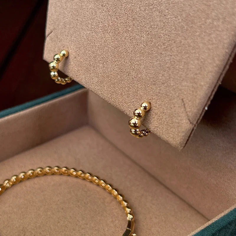 Pebble | 4mm Bangle Bracelet (Solid Gold) | Lady Estere Jewellery | Worldwide Shipping 14K 18K Solid Gold Lab-Grown Diamond Moissanite