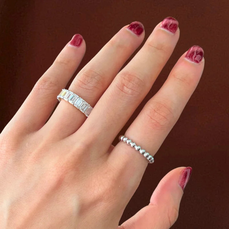 Pebble | Ring (Solid gold) | Lady Estere Jewellery | Worldwide Shipping 14K 18K Solid Gold Lab Grown Diamond Moissanite White Yellow Rose
