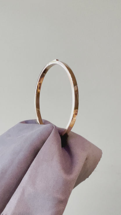 The Daily | Bangle Bracelet (Solid Gold)