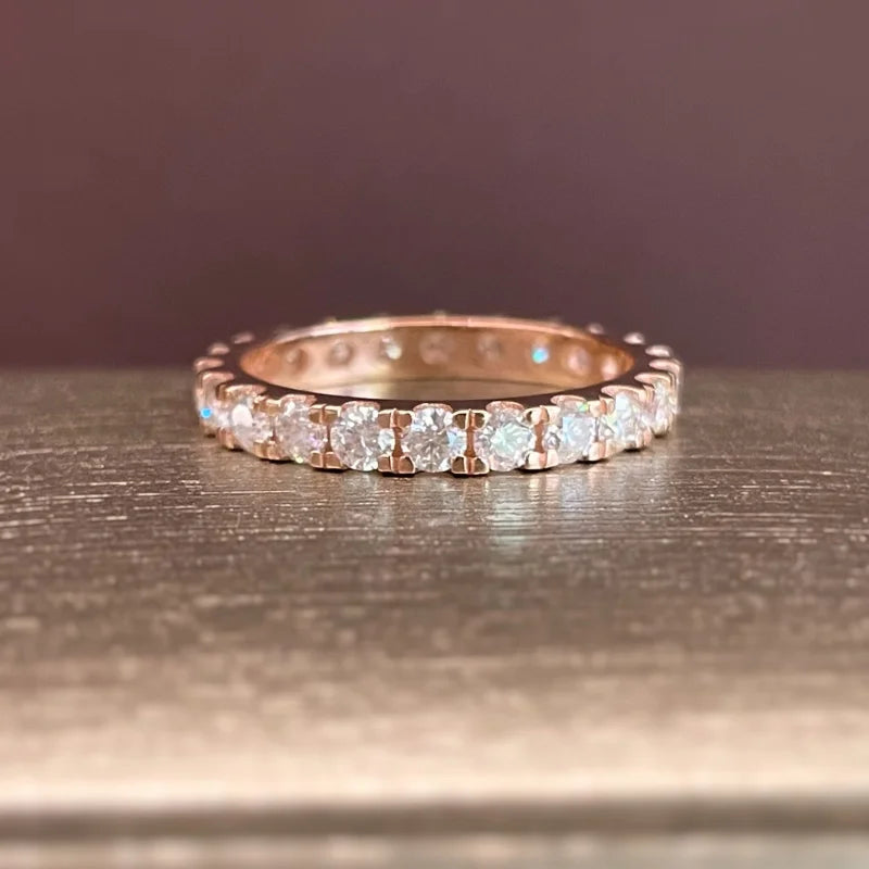 Riviere 2.5mm Full Eternity Ring Solid Gold