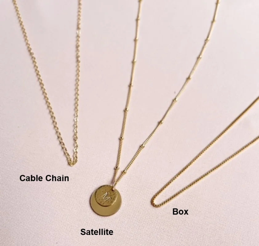 Solo | Initial Necklace | Lady Estere Jewellery | Worldwide Shipping 14K 18K Solid Gold Lab-Grown Diamond Moissanite White Yellow Rose SG,