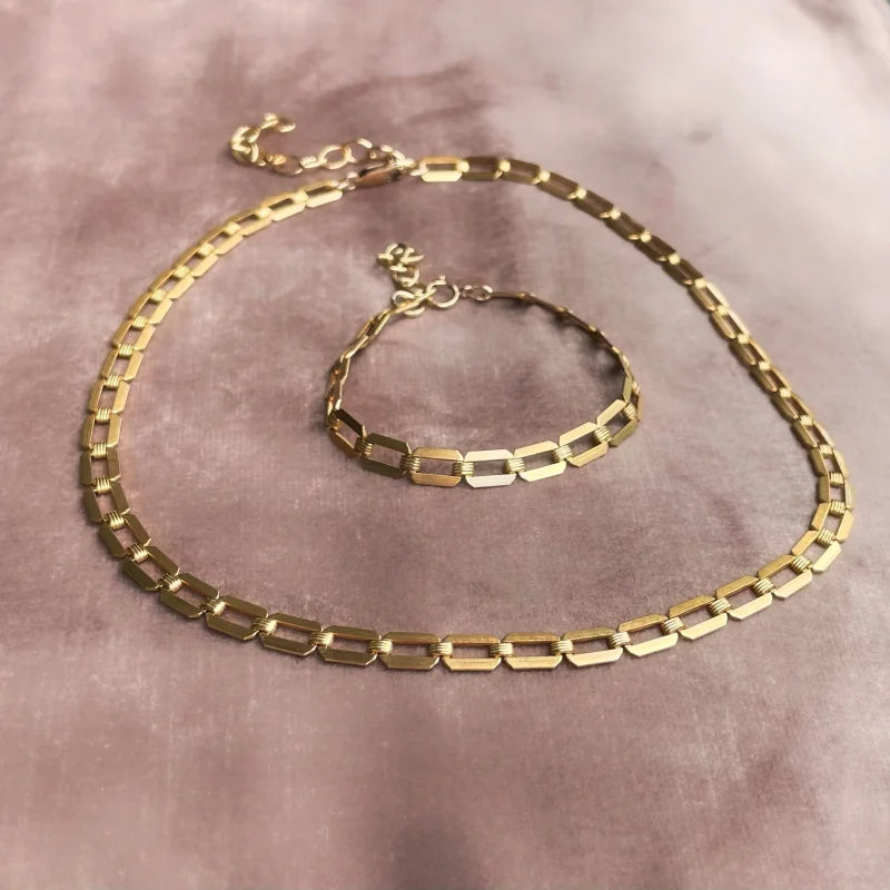 Warrior | Statement Chain Bracelet | Lady Estere Jewellery | Worldwide Shipping 14K 18K Solid Gold Lab-Grown Diamond Moissanite White