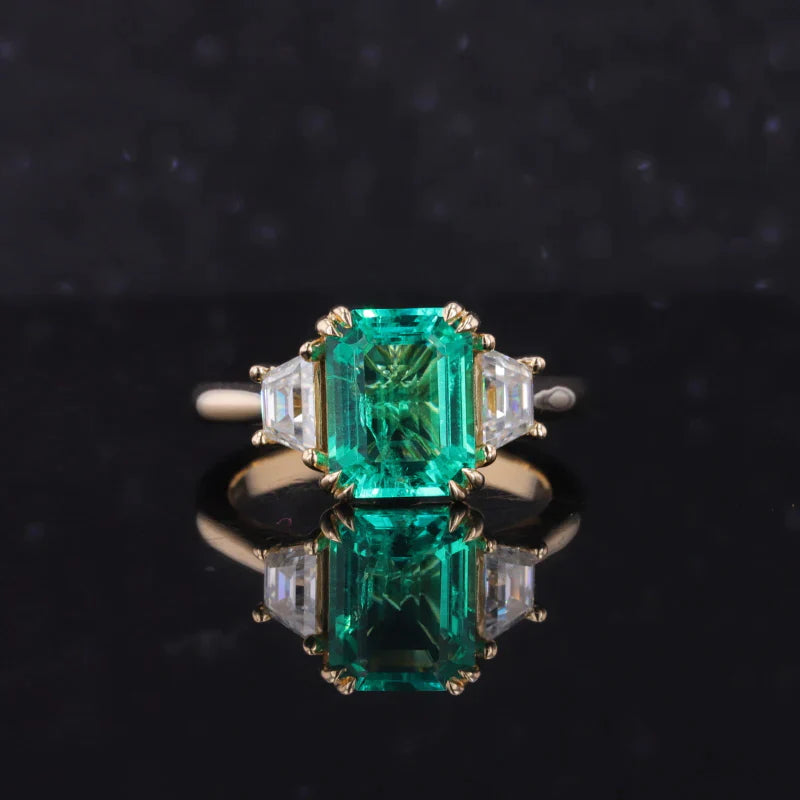 Emerald Trilogy Ring