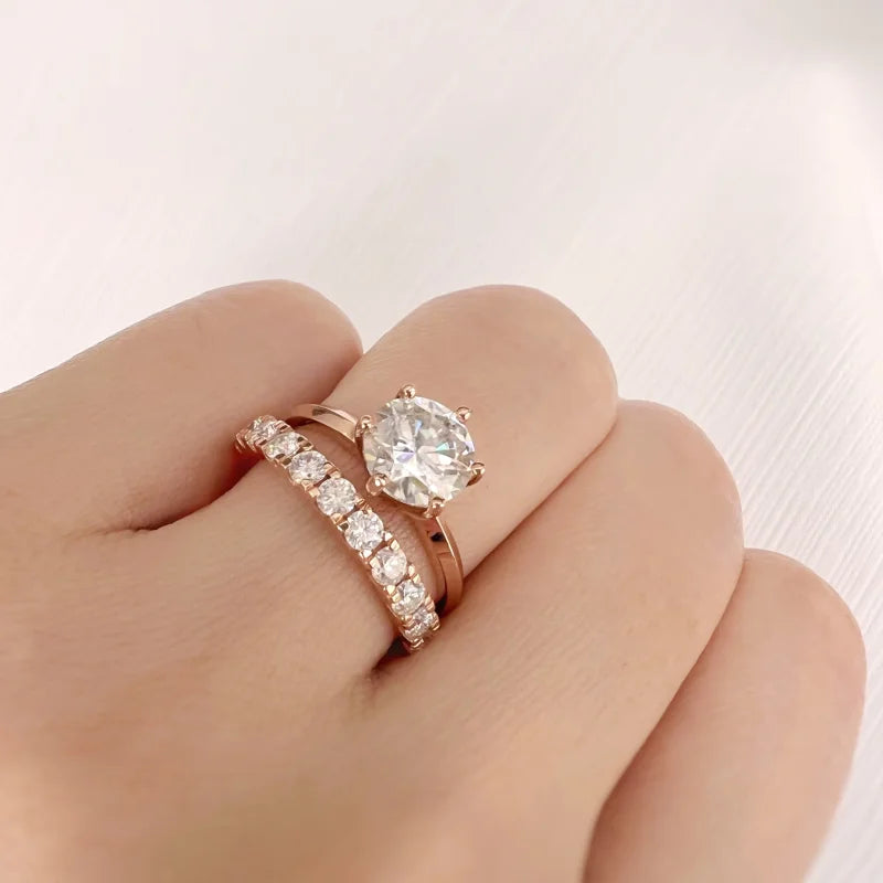 Éclat | Whisper Thin Solitaire Ring (Solid Gold) | Lady Estere Jewellery | Worldwide 14K 18K Solid Gold Lab - Grown Diamond Moissanite