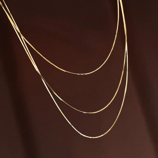 Forever Fine | London Necklace Chain (Solid Gold) | Lady Estere Jewellery | Worldwide 14K 18K Solid Gold Lab-Grown Diamond Moissanite White