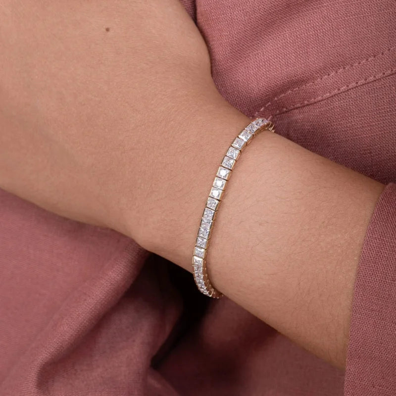 White gold diamond tennis 2025 bracelet