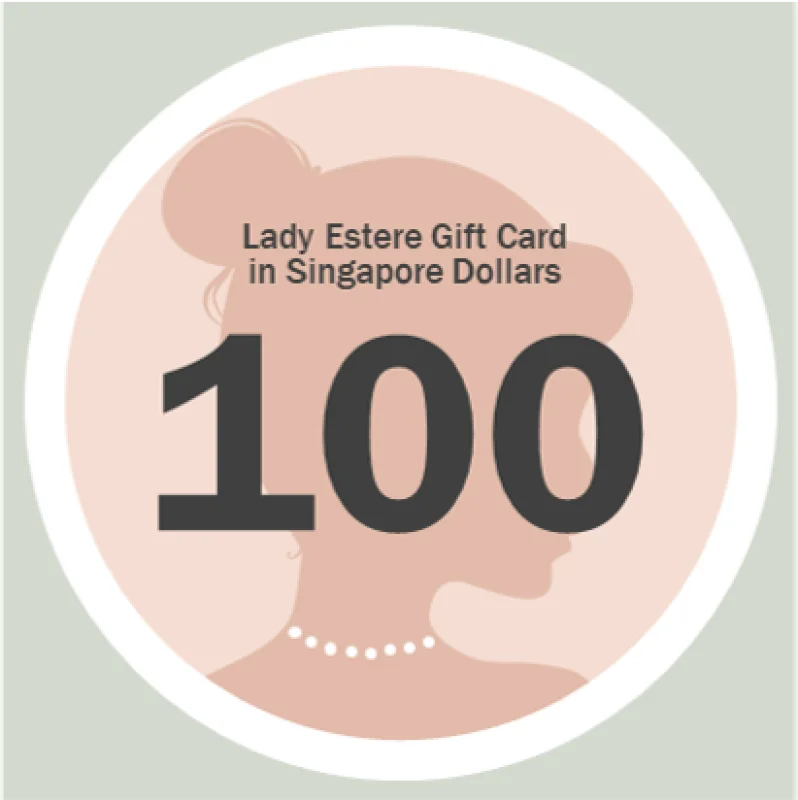 Lady Estere $100 Gift Card | Jewellery | Worldwide Shipping 14K 18K Solid Gold Lab-Grown Diamond Moissanite White Yellow Rose SG, AU, USA,