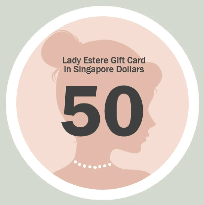 Lady Estere $50 Gift Card | Jewellery | Worldwide Shipping 14K 18K Solid Gold Lab-Grown Diamond Moissanite White Yellow Rose SG, AU, USA, HK