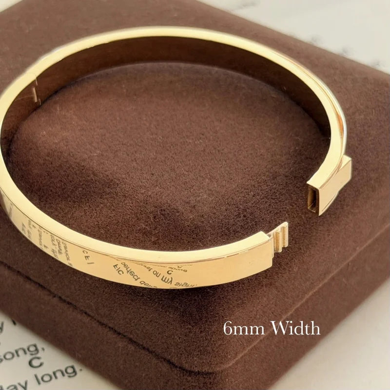 The Daily | Bangle Bracelet (Solid Gold) | Lady Estere Jewellery | Worldwide Shipping 14K 18K Solid Gold Lab-Grown Diamond Moissanite White