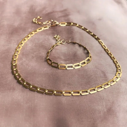 Warrior | Statement Chain Necklace | Lady Estere Jewellery | Worldwide Shipping 14K 18K Solid Gold Lab-Grown Diamond Moissanite White