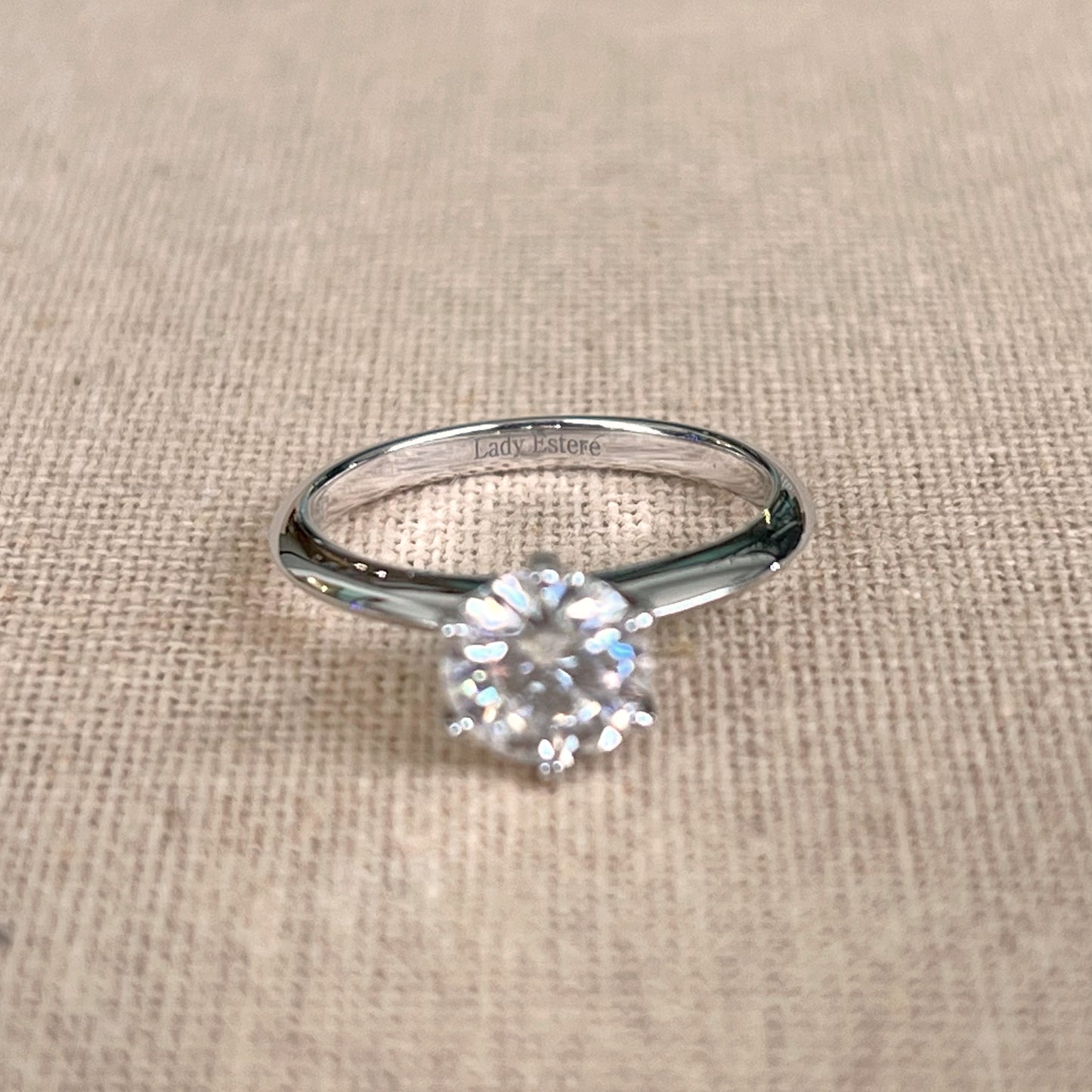 1.2ct Tiffany Setting Solitaire in White Gold
