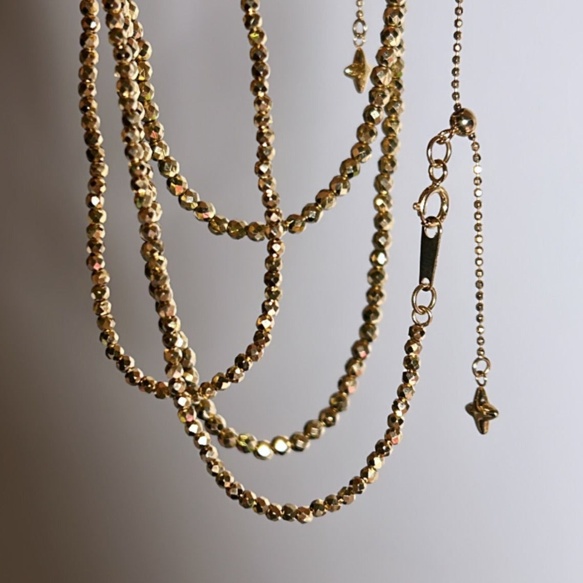 Rosary | 18K Vintage Layering Chain (Solid Gold)