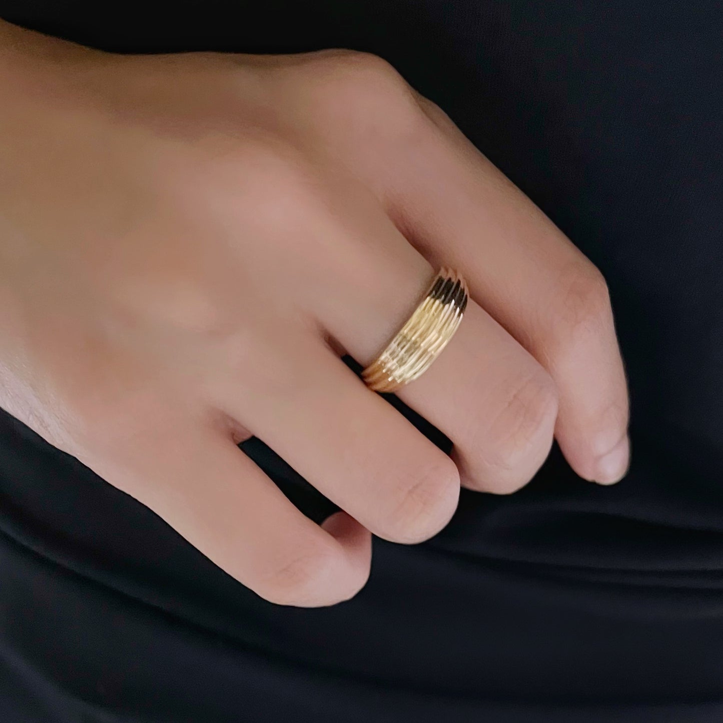 Lane | Statement Dome Ring (Solid Gold)